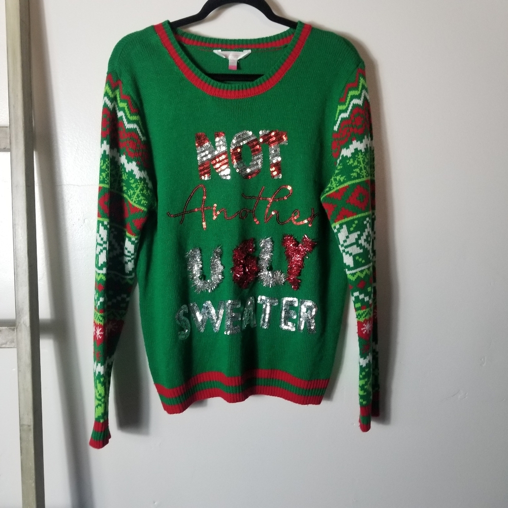 NO BOUNDARIES NOT ANOTHER UGLY SWEATER SIZE XXL